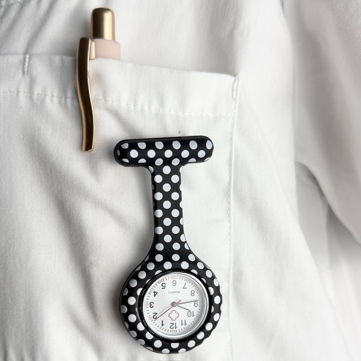 Gepunktete Uhr