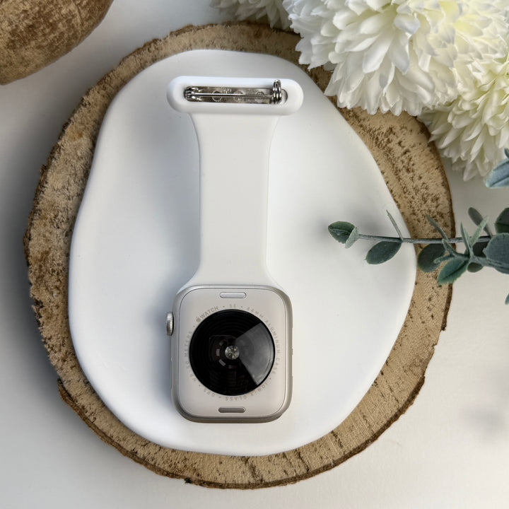 Apple Watch Anstecker Weiß